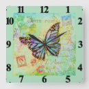 Recherche de papillon violet horloges Vintage