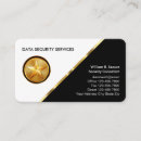 Recherche de service sécurité cartes visite Élégant