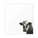 Recherche de vache blocsnotes Blanc