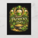 Recherche de chance cartes postales Lutin