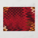 Recherche de dessin abstrait cartes postales Rouge