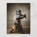 Recherche de samouraï cartes postales Bushido