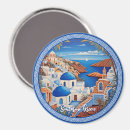 Recherche de îles grecques magnets Aquarelle