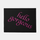 Recherche de citation bonjour paillassons Noir