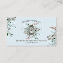 Recherche de floral bleu cartes visite Vintage