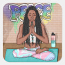 Recherche de main de paix autocollants Tiré à main