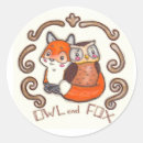 Recherche de hibou autocollants Chouette