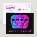 Recherche de crâne mignon invitations Violet