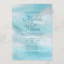 Recherche de peinture numérique originale invitations Bleu