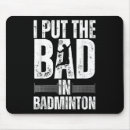 Recherche de badminton tapis souris Vieille main de smash