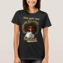 Recherche de cheveux naturels tshirts Afro