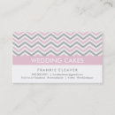 Recherche de chevron rose cartes visite Tendance