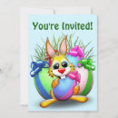 Recherche de lapin de pâques mignon invitations Mignonette