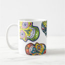 Recherche de crâne mexicain tasses Coloré