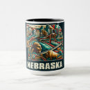Recherche de silhouette skyline tasses Paysage urbain