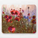 Recherche de coquelicots tapis souris Champ