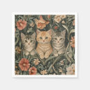 Zoek naar vintage katten servetten Katje