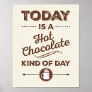 Zoek naar hete chocolade posters Typografie