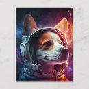 Recherche de astronaute cartes postales Dog