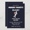 Recherche de rugby invitations Fête d'anniversaire