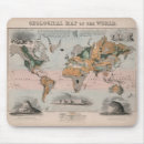 Recherche de carte du monde tapis souris David rumsey