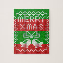 Recherche de tricoté puzzles Noël