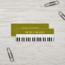 Recherche de professeur de piano cartes visite Musical