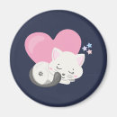 Recherche de chat blanc magnets Chaton mignon