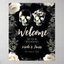 Recherche de crâne mariage posters Halloween