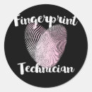 Zoek naar vingerafdrukken stickers Vingerafdruktechnologie