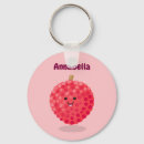 Recherche de fruit exotique s porteclés Illustration