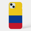 Recherche de drapeau la colombie iphone coques Bleu