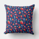 Recherche de fraise coussins Bleu