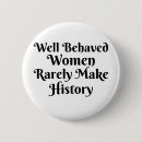 Zoek naar vrouw buttons Goed gedragen vrouwen