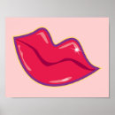 Zoek naar rode lippenstift posters Rood