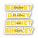 Recherche de littéraire autocollants Fierté et préjugés