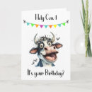 Recherche de vache anniversaire cartes Capricieux