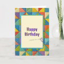 Recherche de motif textile vœux cartes Patchwork