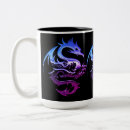 Recherche de dragon tribal tasses Métallique