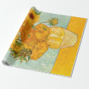 Recherche de peinture de tournesol papier cadeau Vintage