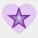 Recherche de de coeur pourpre autocollants Violet