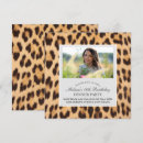 Recherche de empreinte invitations Impression de guépard