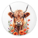 Recherche de vache boutons et poignées de porte Fleurs