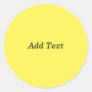 Zoek naar eigen tekst stickers Geel