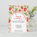 Recherche de fraises invitations D'anniversaire
