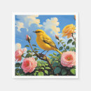 Zoek naar kleurrijke vogel servetten Natuur