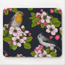 Recherche de oiseau noir tapis souris Fleur
