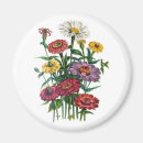 Recherche de zinnia magnets Vintage
