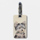 Recherche de chien de terrier bagages étiquettes Dog