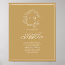 Recherche de mariage posters Monogramme